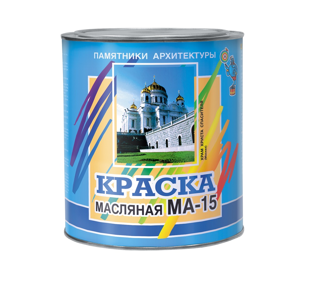 фото Краска масляная ма-15 4300000298 голубой 0,9 кг abc farben