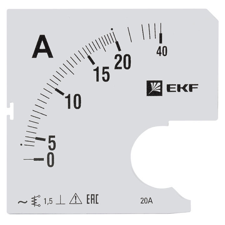 фото Шкала сменная для a961 20/5а-1,5 ekf proxima