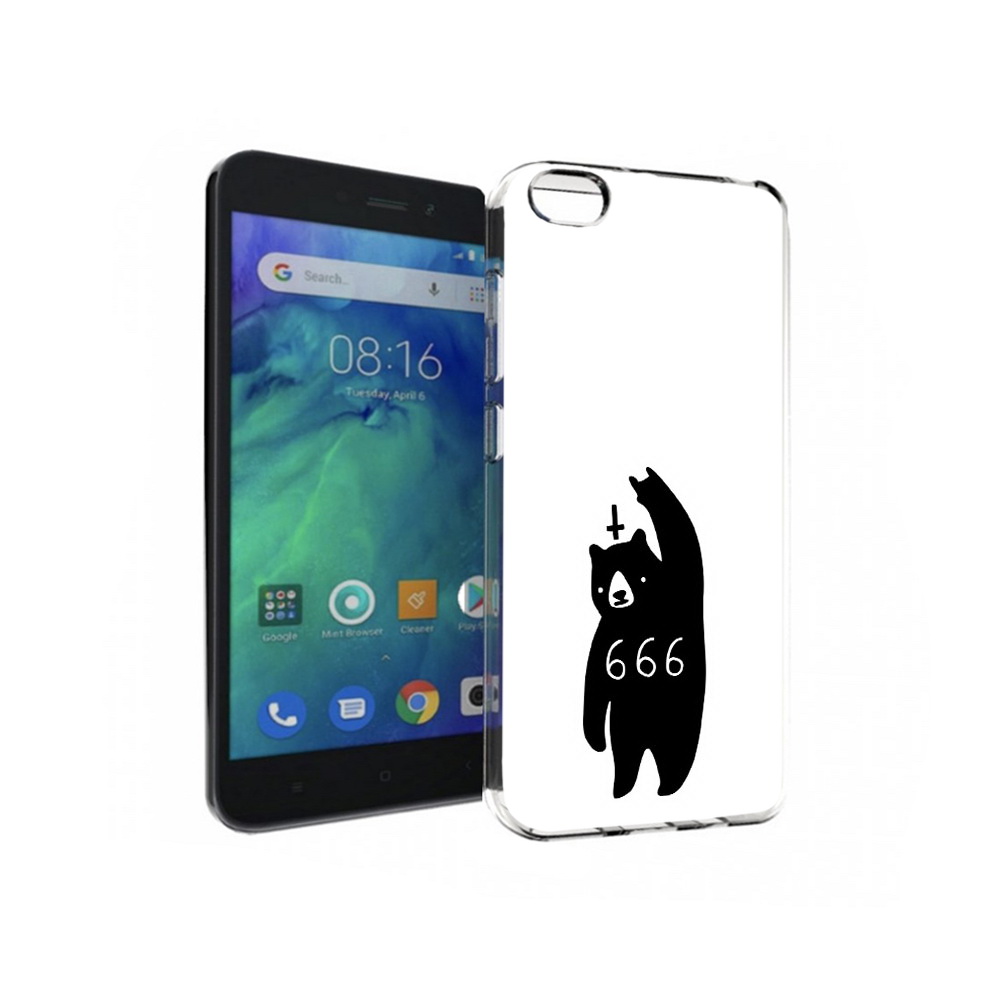 Чехол MyPads Tocco для Xiaomi Redmi Go медведь 666