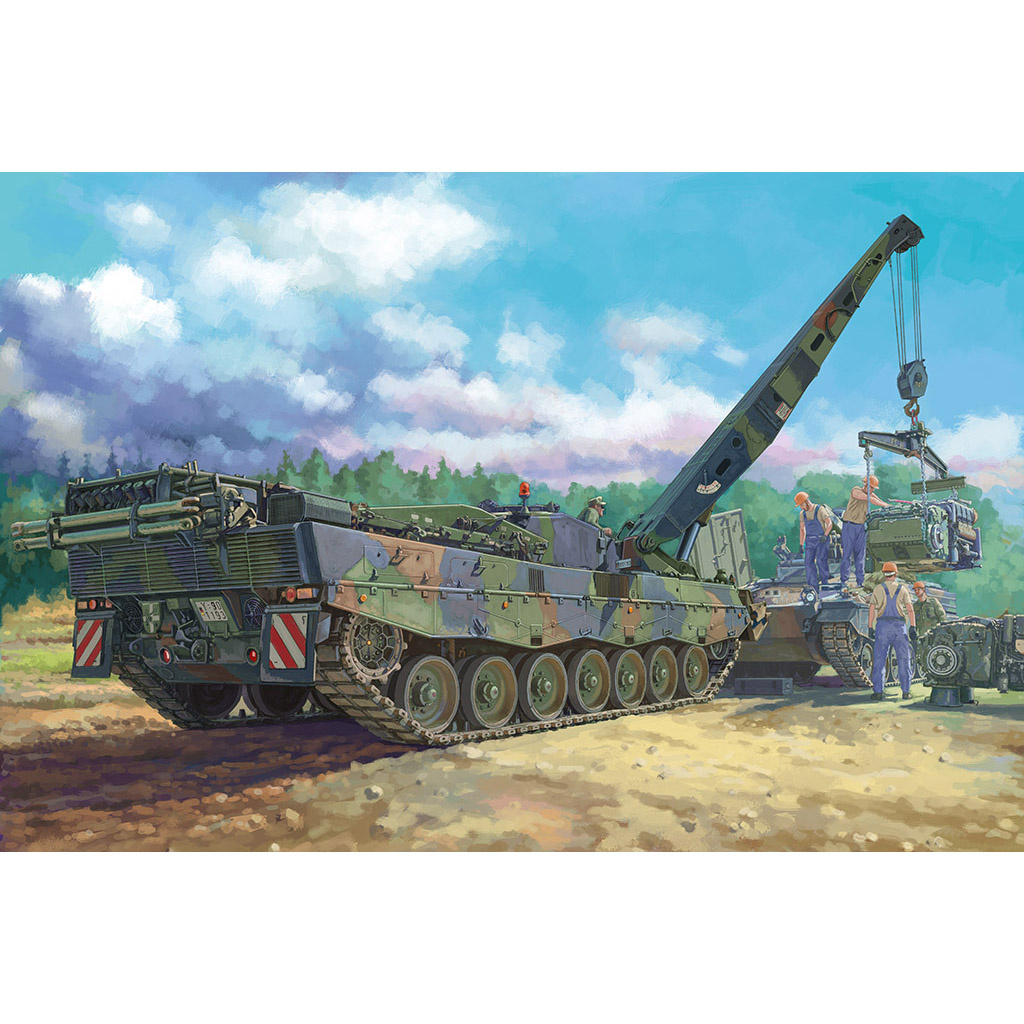 

Сборная модель HobbyBoss 1/35 Bergepanzer BPz3 “Buffalo-3” ARV 84565