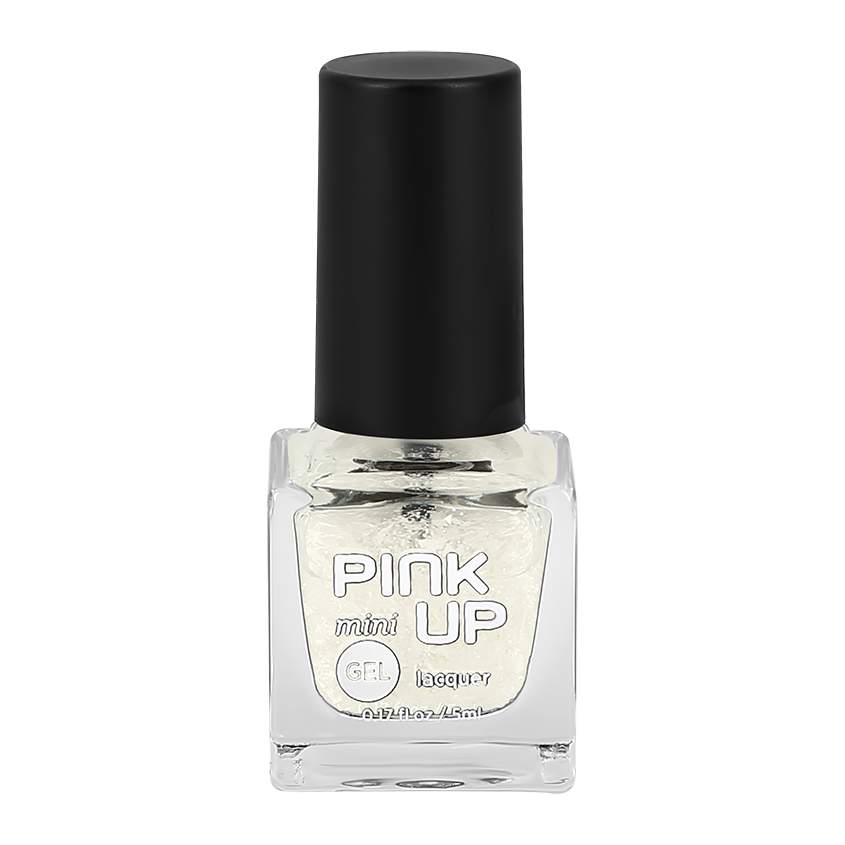 

Лак для ногтей PINK UP MINI GEL, с эффектом геля, тон 74, 5 мл, MINI GEL