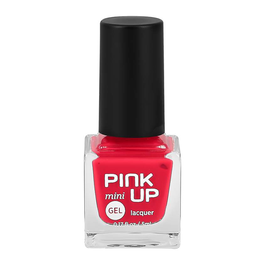 

Лак для ногтей PINK UP MINI GEL, с эффектом геля, тон 77, 5 мл, MINI GEL