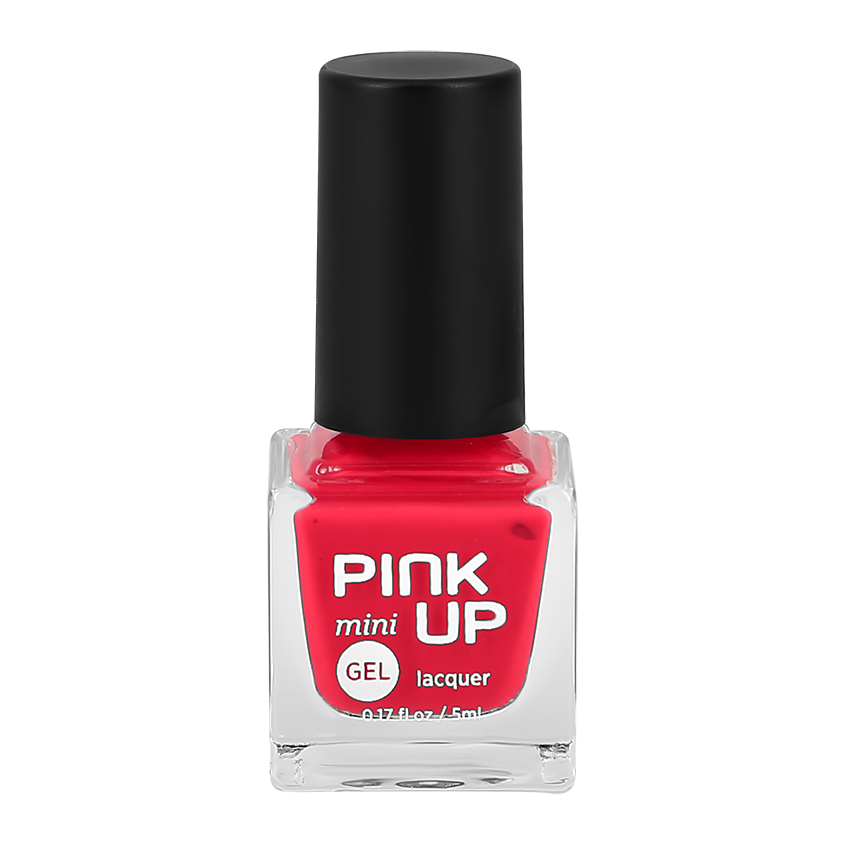 фото Лак для ногтей pink up mini gel, с эффектом геля, тон 77, 5 мл