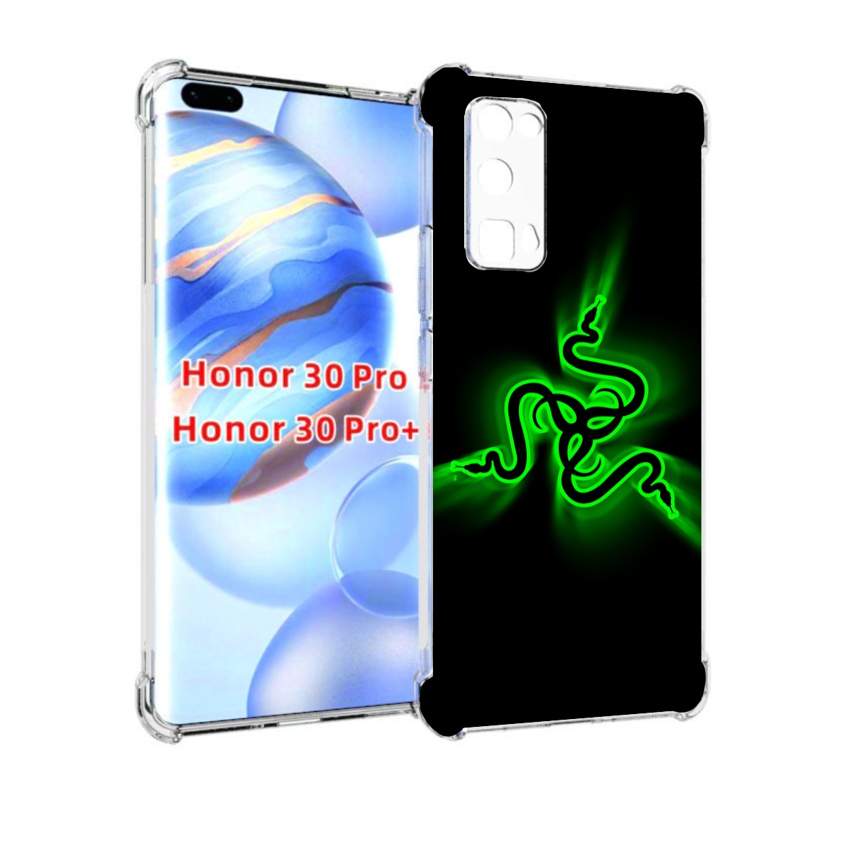 Чехол бампер MyPads Razer для Honor 30 Pro