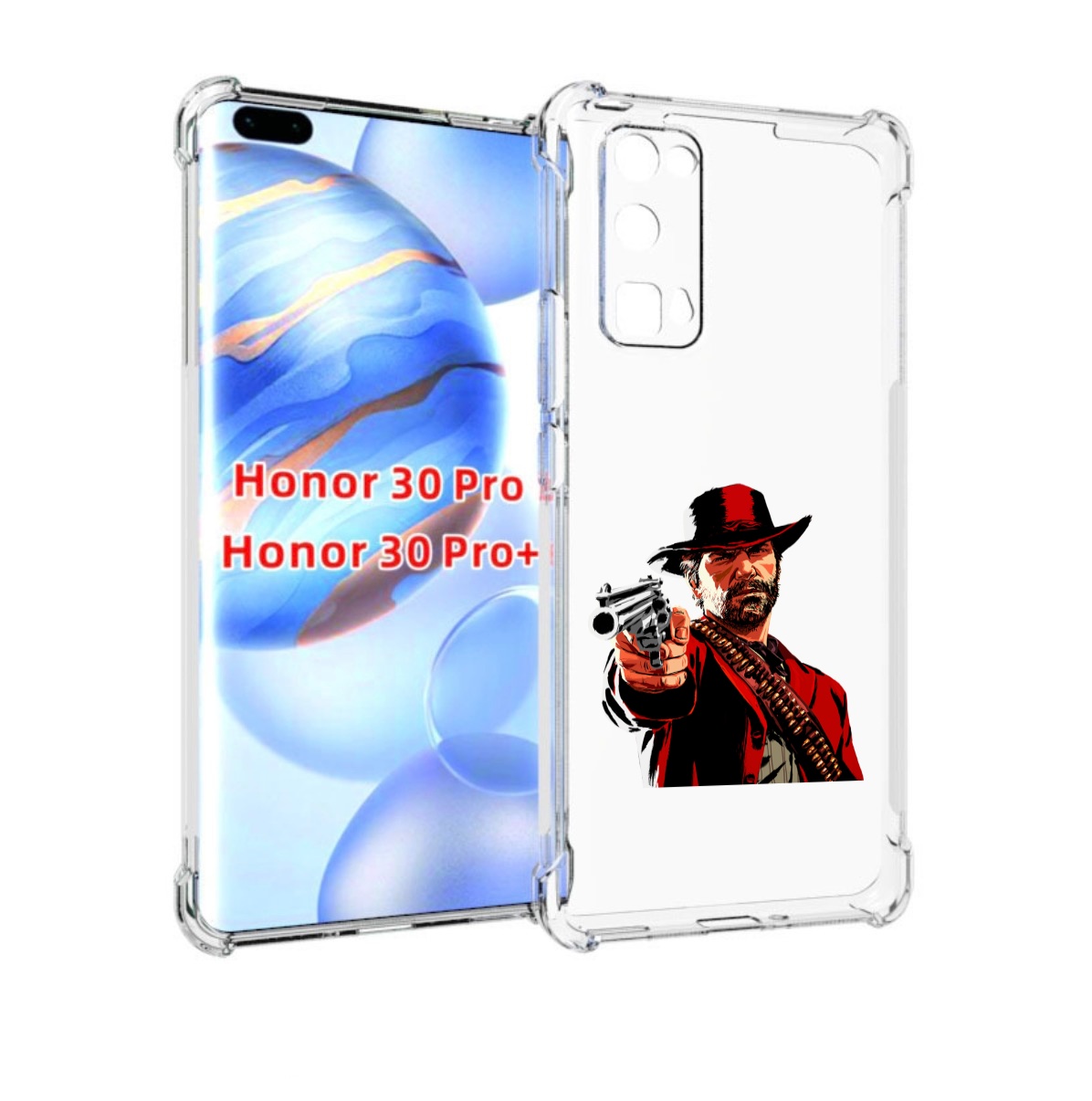 

Чехол бампер MyPads Red-Dead-Redemption-2-РДР-2 для Honor, Прозрачный, Tocco