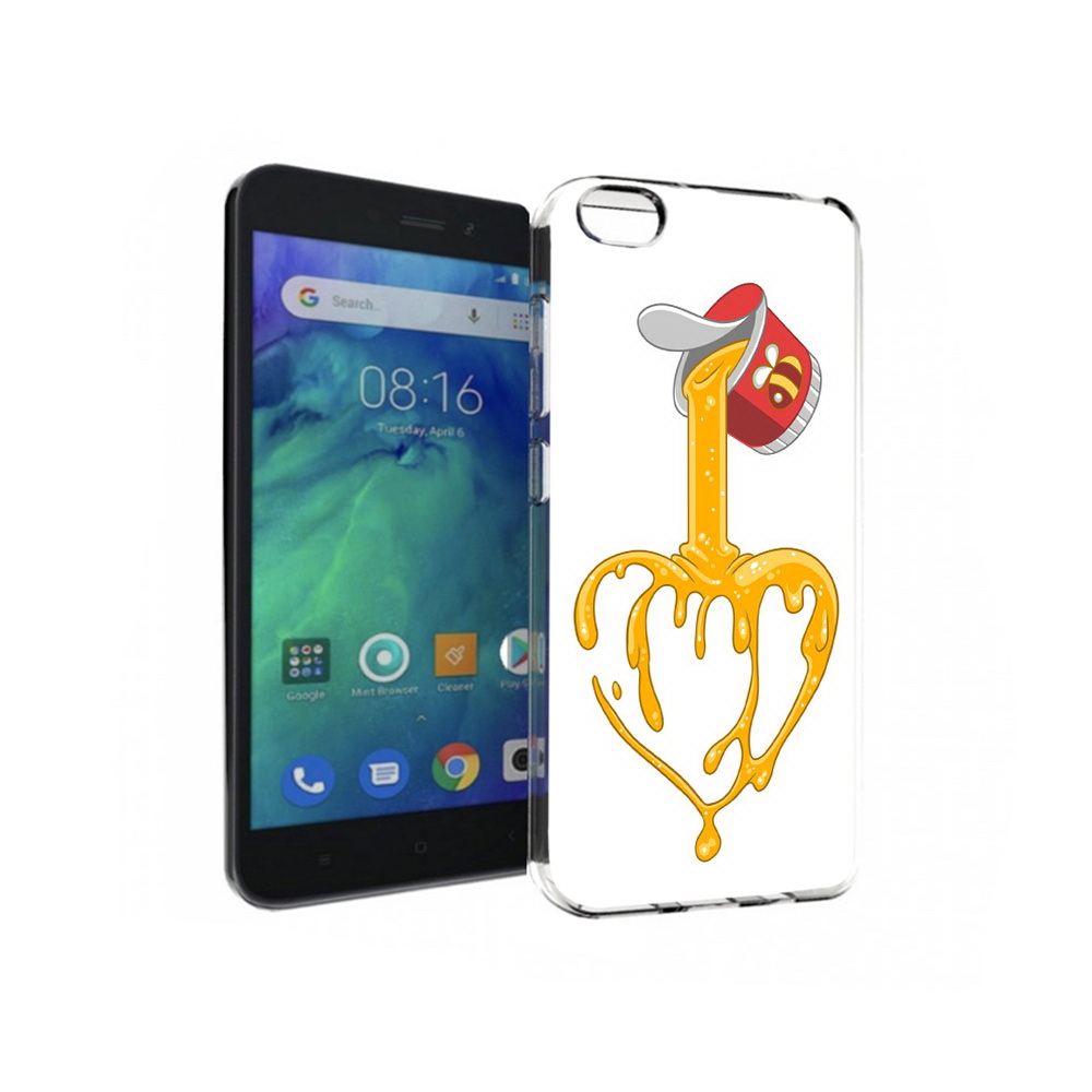 

Чехол MyPads Tocco для Xiaomi Redmi Go медовое сердце, Прозрачный, Tocco