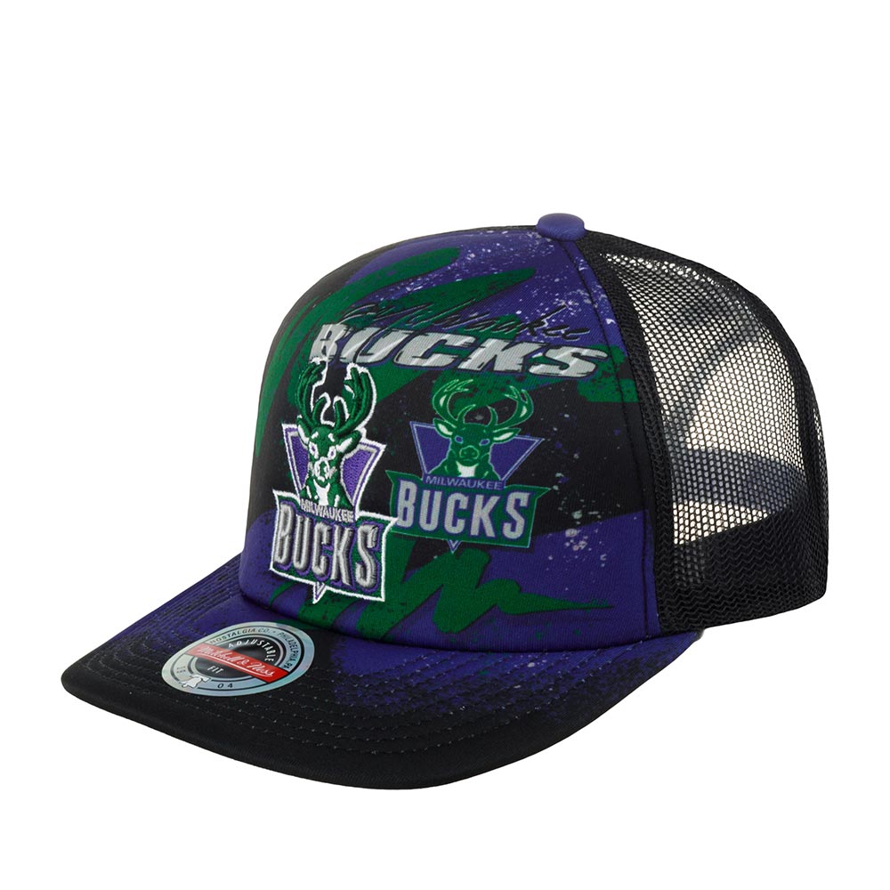 Бейсболка унисекс MITCHELL NESS HHSS2993-MBUYYPPPBLCK черная one size