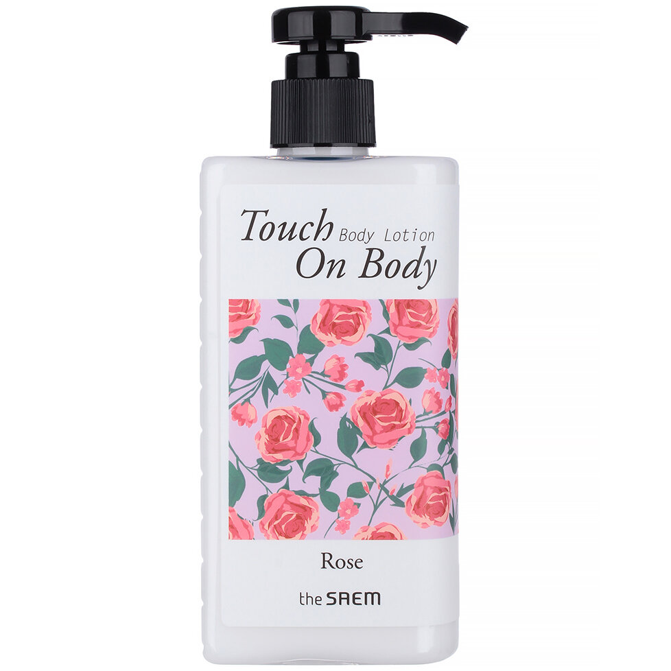 Лосьон для тела The Saem с экстрактом розы Touch On Body Rose Body Lotion Vegan 300 мл 1683₽