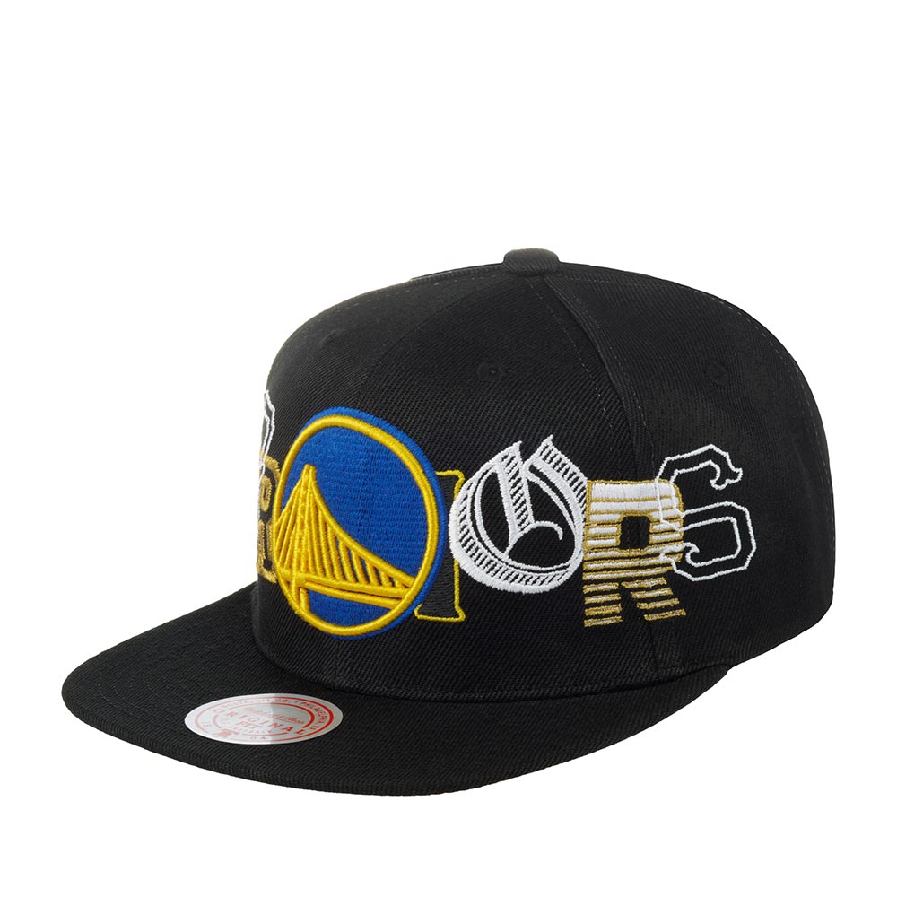 Бейсболка унисекс MITCHELL NESS HHSS3180-GSWYYPPPBLCK черная one size