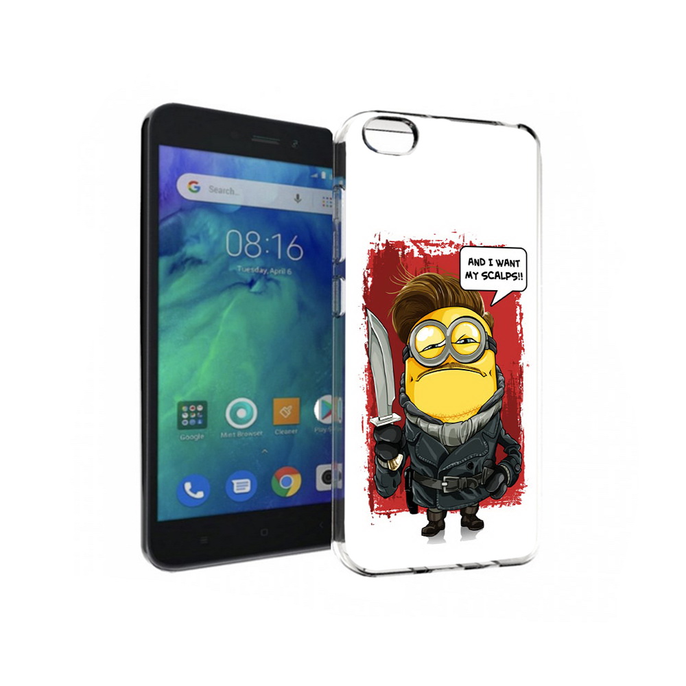 

Чехол MyPads Tocco для Xiaomi Redmi Go миньон убийца, Прозрачный, Tocco