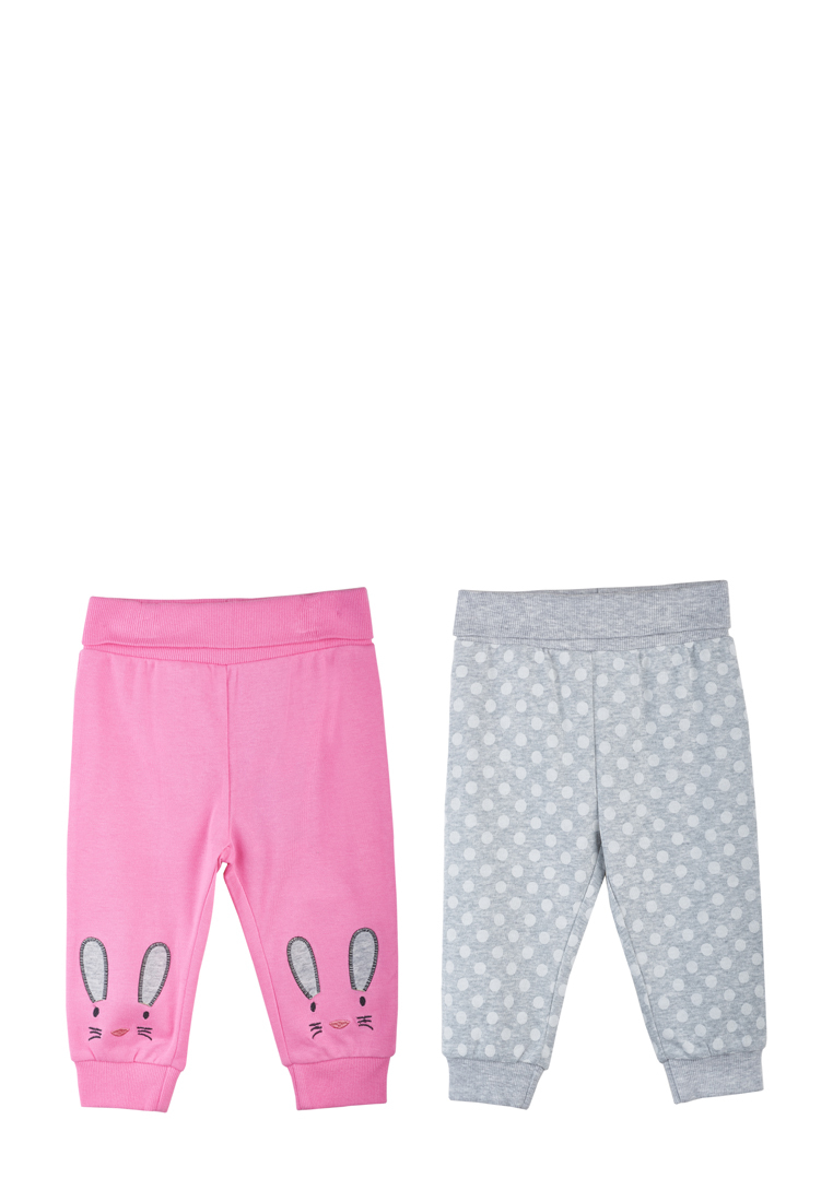 

Брюки детские Kari baby AW20B05603202 розовый/светло-серый р.74, AW20B05603202