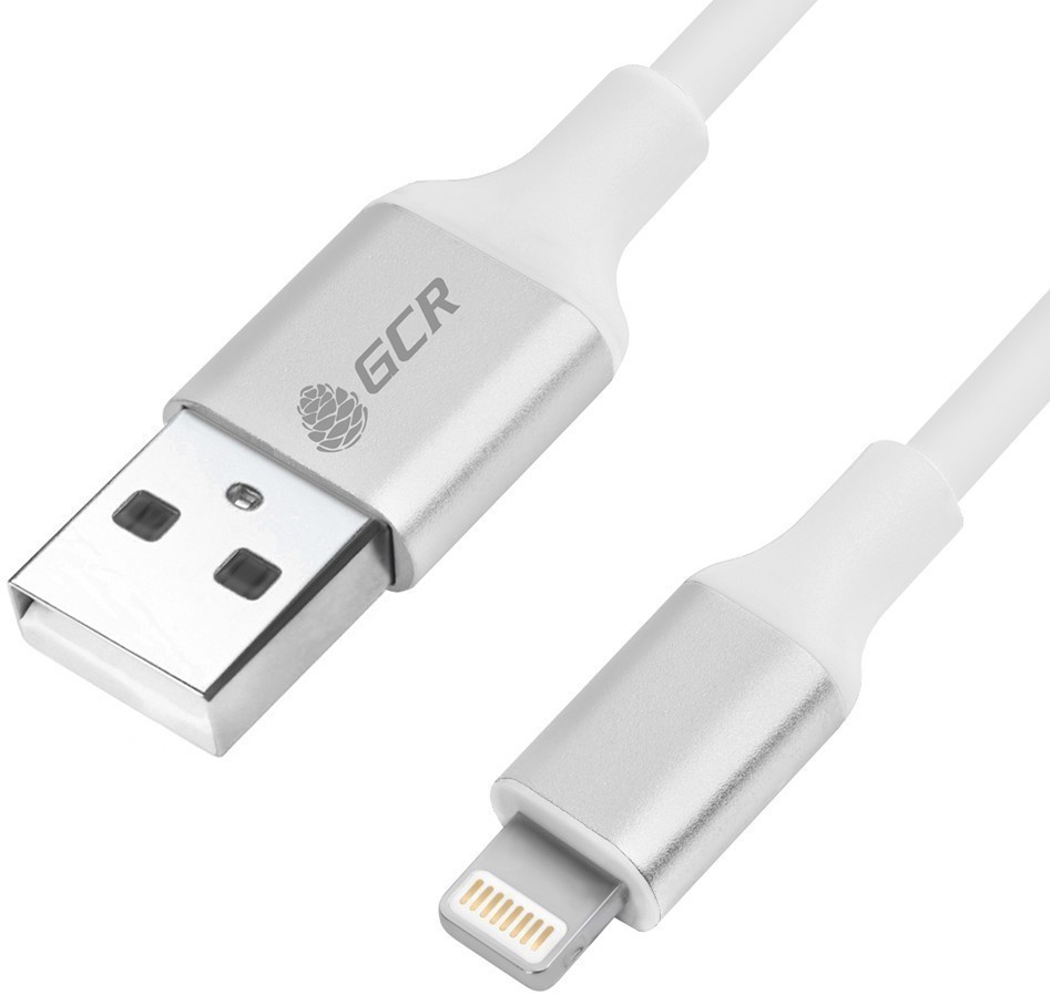 

Кабель GCR GCR-IP7S USB/Lightning 1.2m, White (GCR-52208), GCR-IP7S USB/Lightning 1.2m, White (GCR-52208)