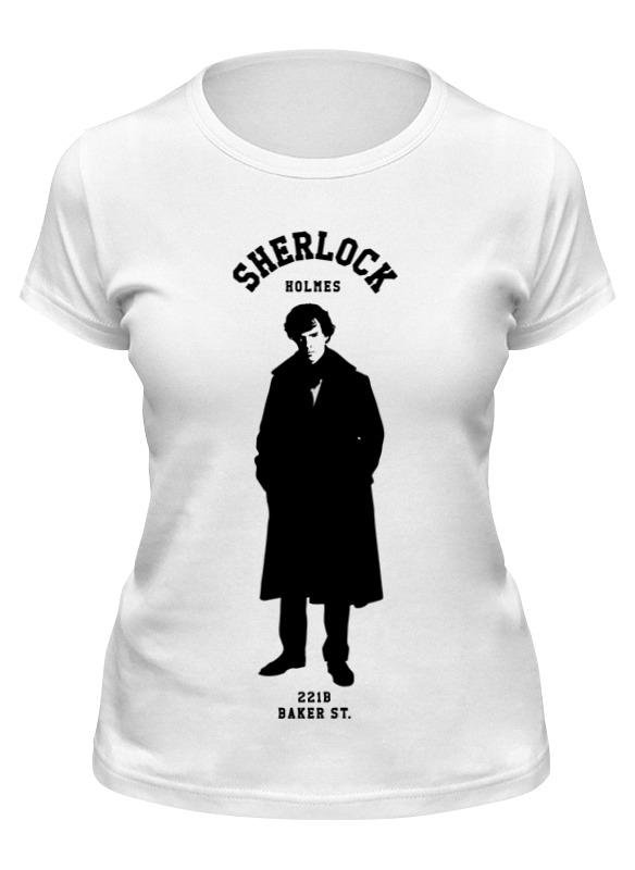 

Футболка женская Printio Шерлок холмс (sherlock holmes) белая L, Белый, Шерлок холмс (sherlock holmes)