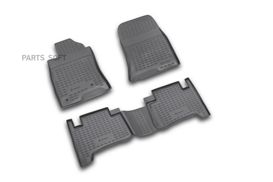 

Коврики в салон TOYOTA Land Cruiser Prado 01/2003-12/2009, 4 шт.(полиуретан)