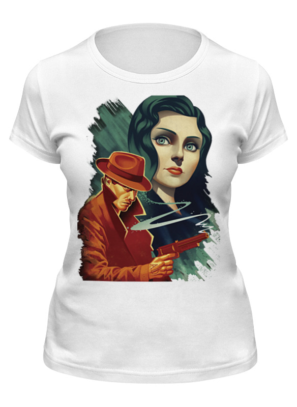 

Футболка женская Printio Bioshock infinite белая L, Белый, Bioshock infinite