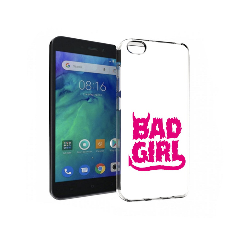 

Чехол MyPads Tocco для Xiaomi Redmi Go плохая девочка, Прозрачный, Tocco