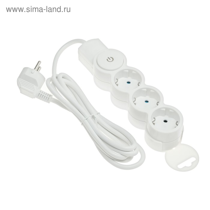 

Удлинитель REV RITTER 32007 6 ПВС 3х1, 3 розетки, 2 м, White, 32007 6 ПВС 3х1
