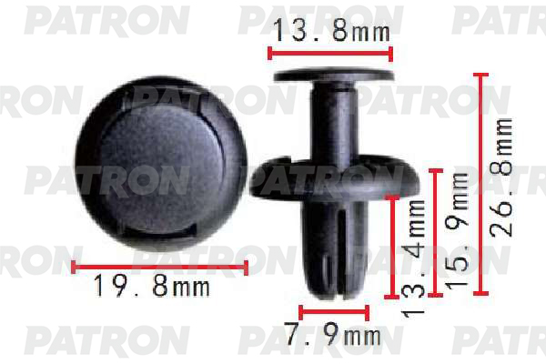 

Клипса Автомобильная PATRON P371649