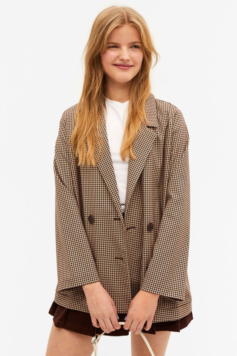 

Блейзер женский Monki 1015359016 коричневый XL (доставка из-за рубежа), 1015359016