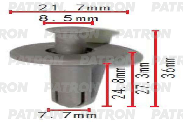 

Клипса Автомобильная PATRON P371673