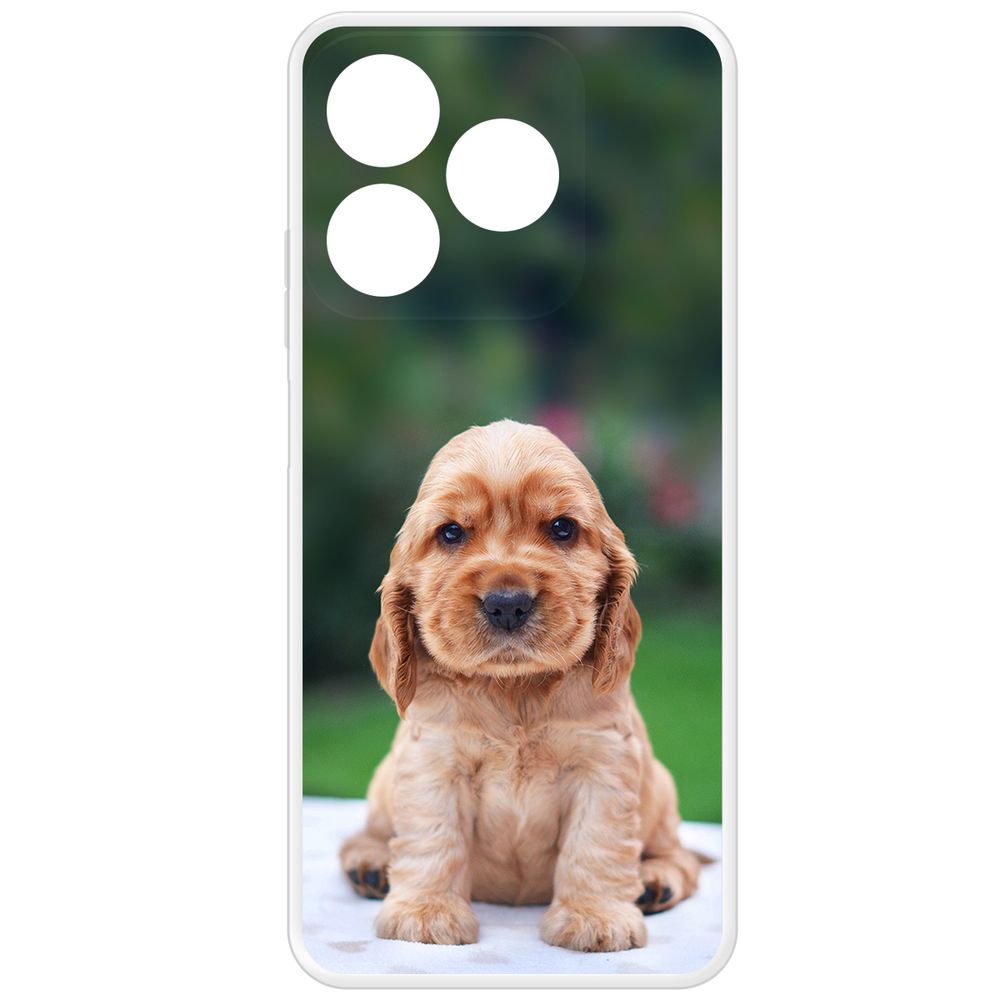 

Чехол-накладка Krutoff Clear Case Щенок кокер-спаниеля для Realme C61, Прозрачный