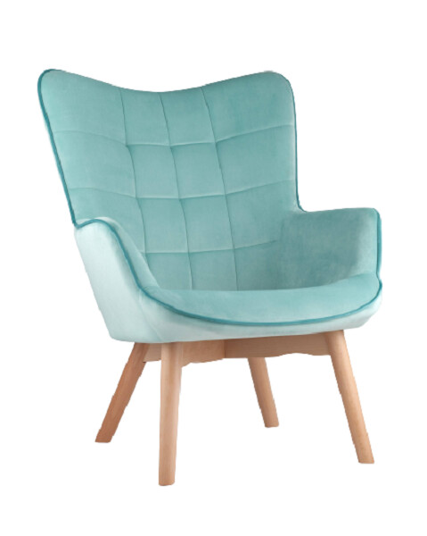 

Кресло Stool Group Манго вельвет мятный (MANCO HLR-59)