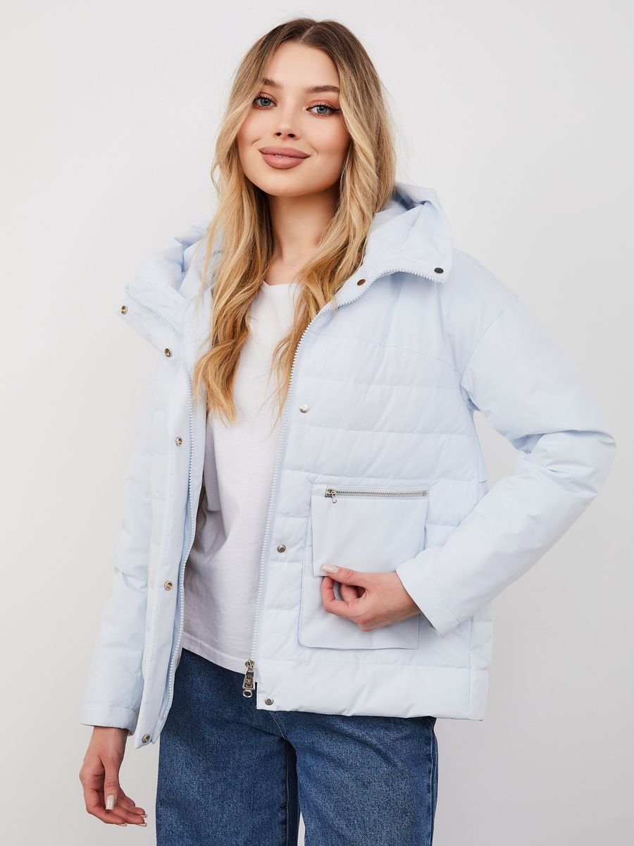Куртка женская LAWINTER 83614 голубая 46 RU