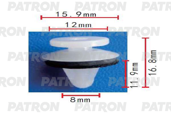 

Клипса Автомобильная PATRON P371802