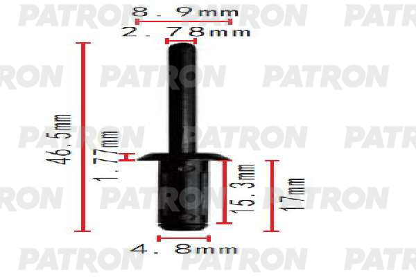 

Клипса Автомобильная PATRON P371830