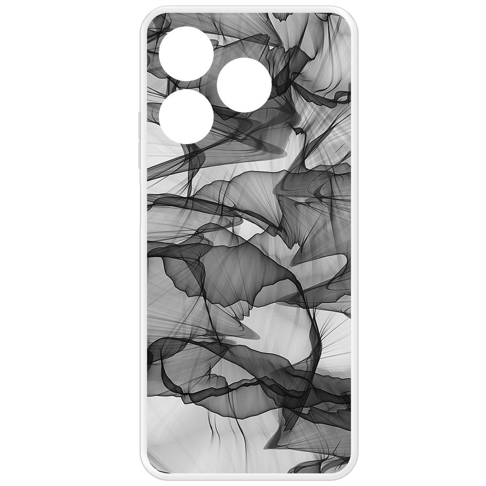 

Чехол-накладка Krutoff Clear Case Абстракт 14 для Realme C61, Прозрачный