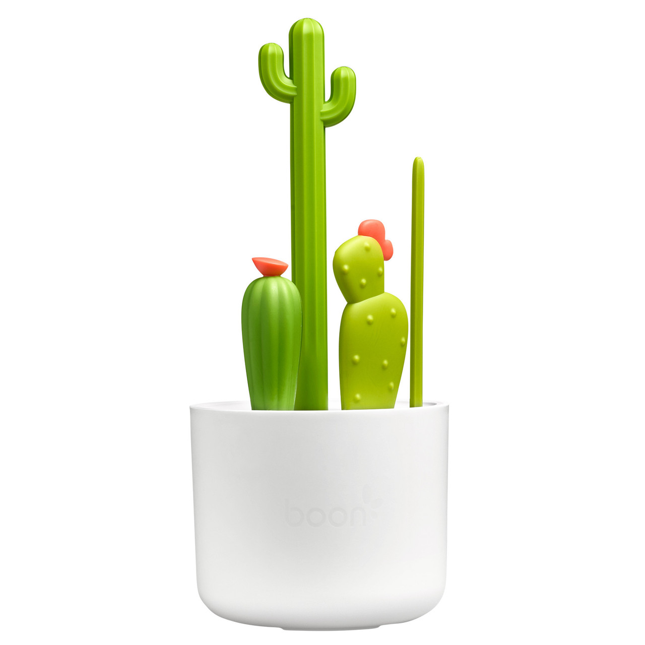 

Набор щеток для ухода за бутылочками Boon Cacti в горшке, 4 шт., салатовый-белый B11326A, Boon Cacti