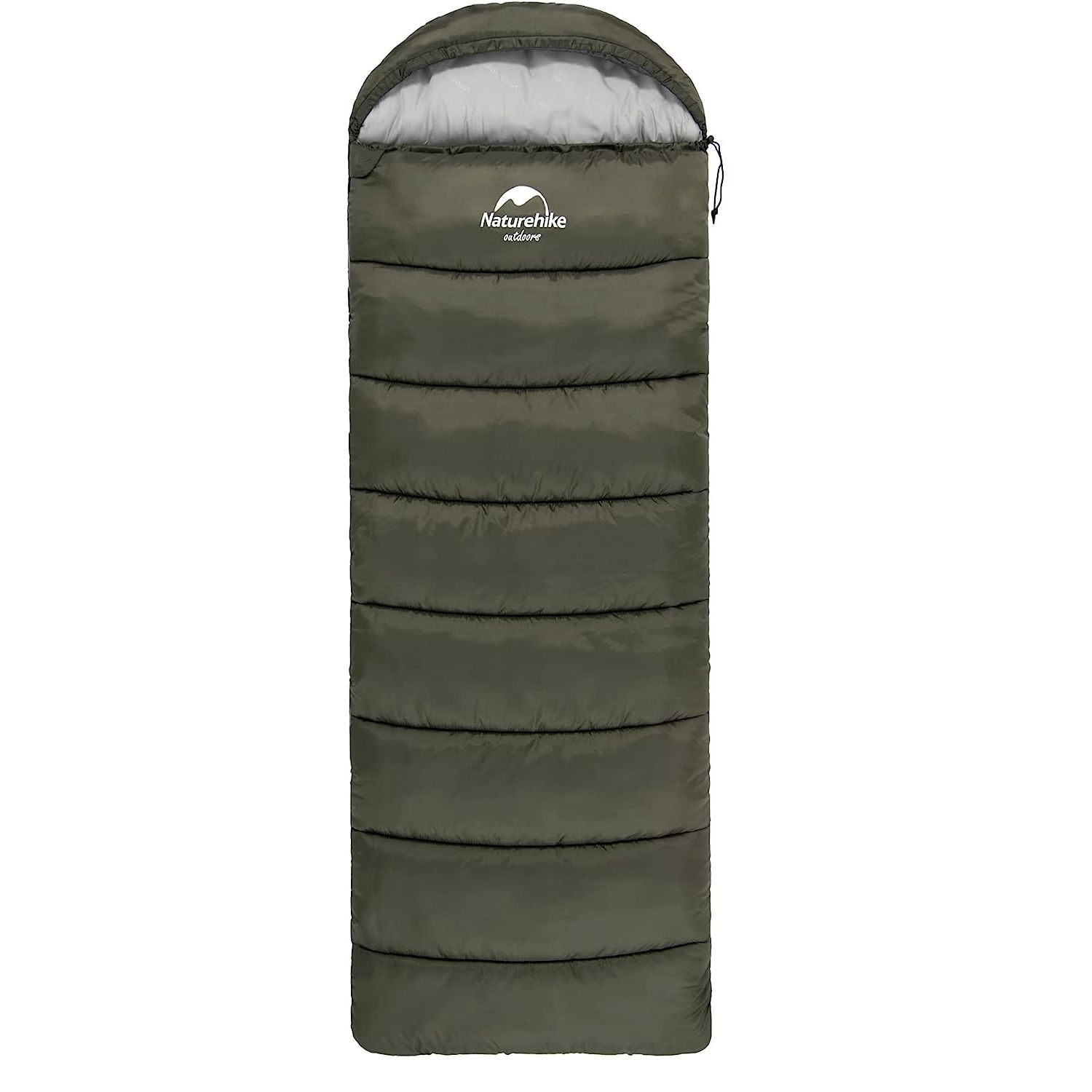 

Мешок спальный Naturehike U 350, молния слева, NH20MSD07, зелёный, Зеленый, U 350