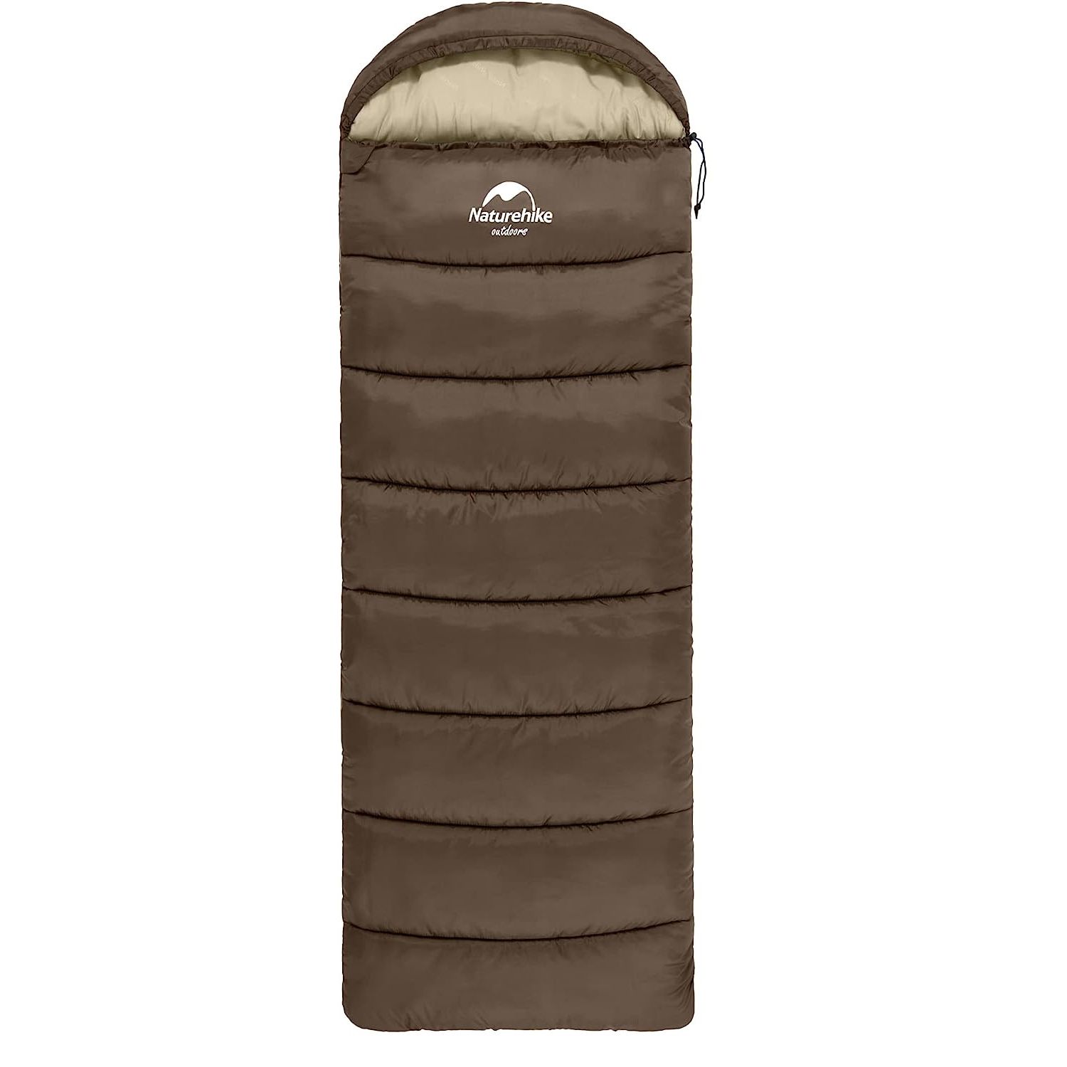 

Мешок спальный Naturehike U 350, молния слева, NH20MSD07, серый, U 351