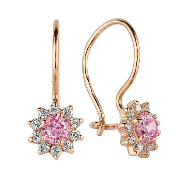 

Серьги из золота Azade 12-0612, фианит, 12-0612