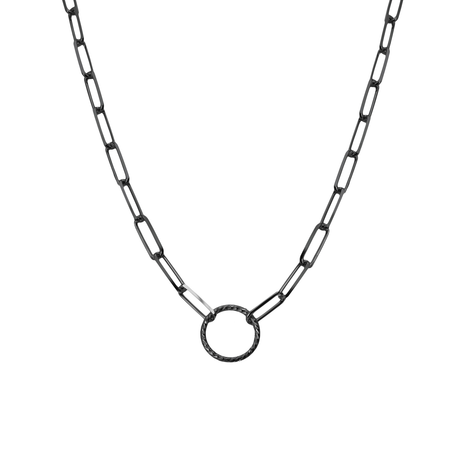 

Колье из серебра 40 см Element47 0876CHB_KL_BLK, 0876CHB_KL_BLK