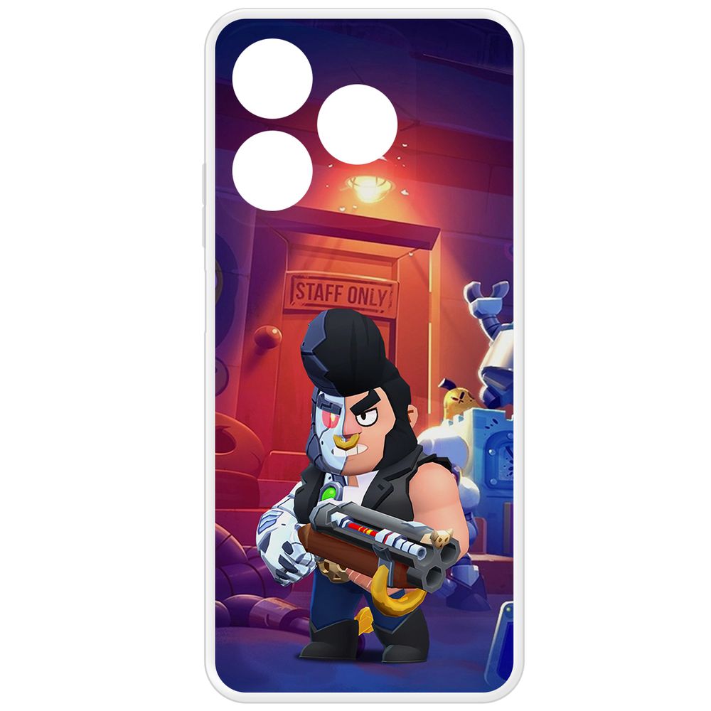 

Чехол-накладка Krutoff Clear Case Brawl Stars-Б-800 для Realme C61, Прозрачный