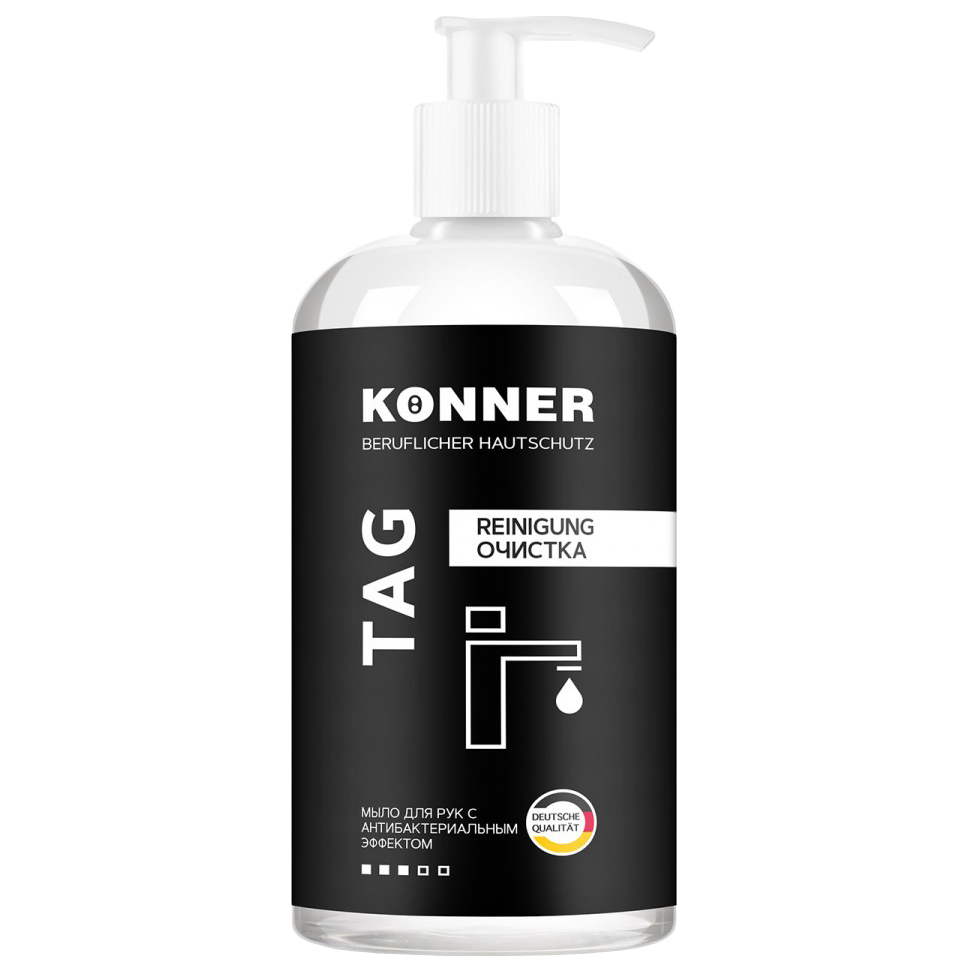фото Очиститель для рук konner kn063 tag, жидкое мыло, 500 мл. джиэсэс косметикс»