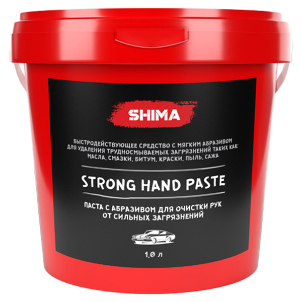 

Паста для очистки рук от сильных загрязнений SHIMA STRONG HAND PASTE, 1 л