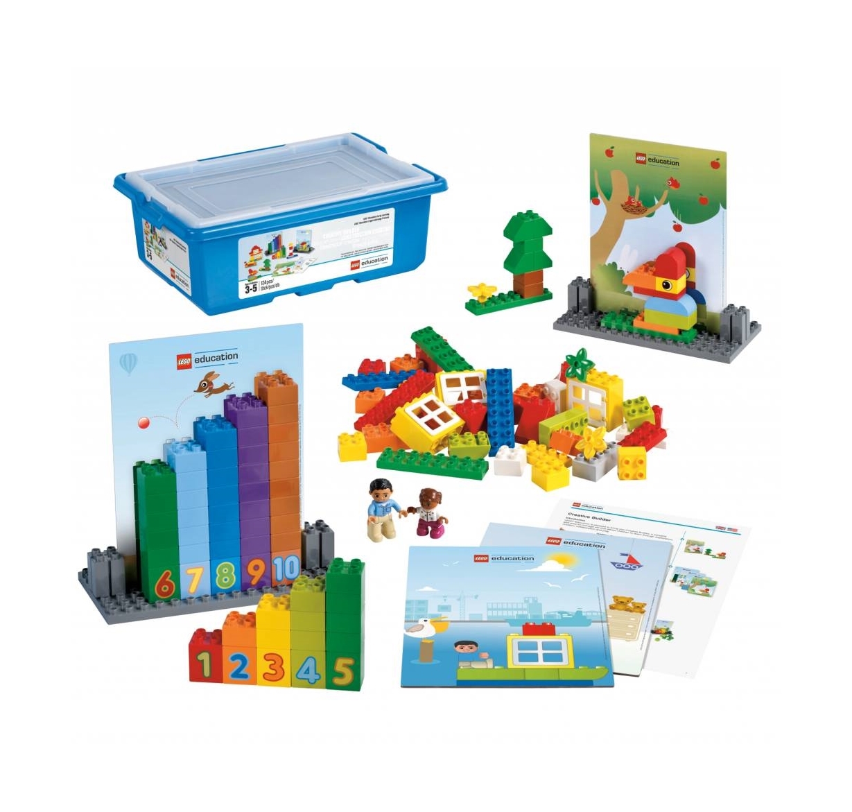 фото Конструктор lego education 45000 базовый набор креативный строитель