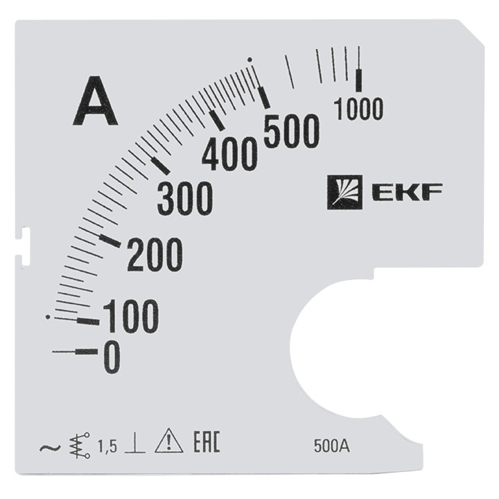 фото Шкала сменная для a961 500/5а-1,5 ekf proxima