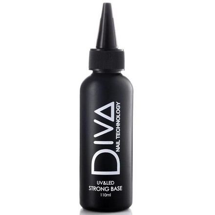 

База для гель лака Diva Nail Technology стронг для укрепления ногтей прозрачная 110 мл