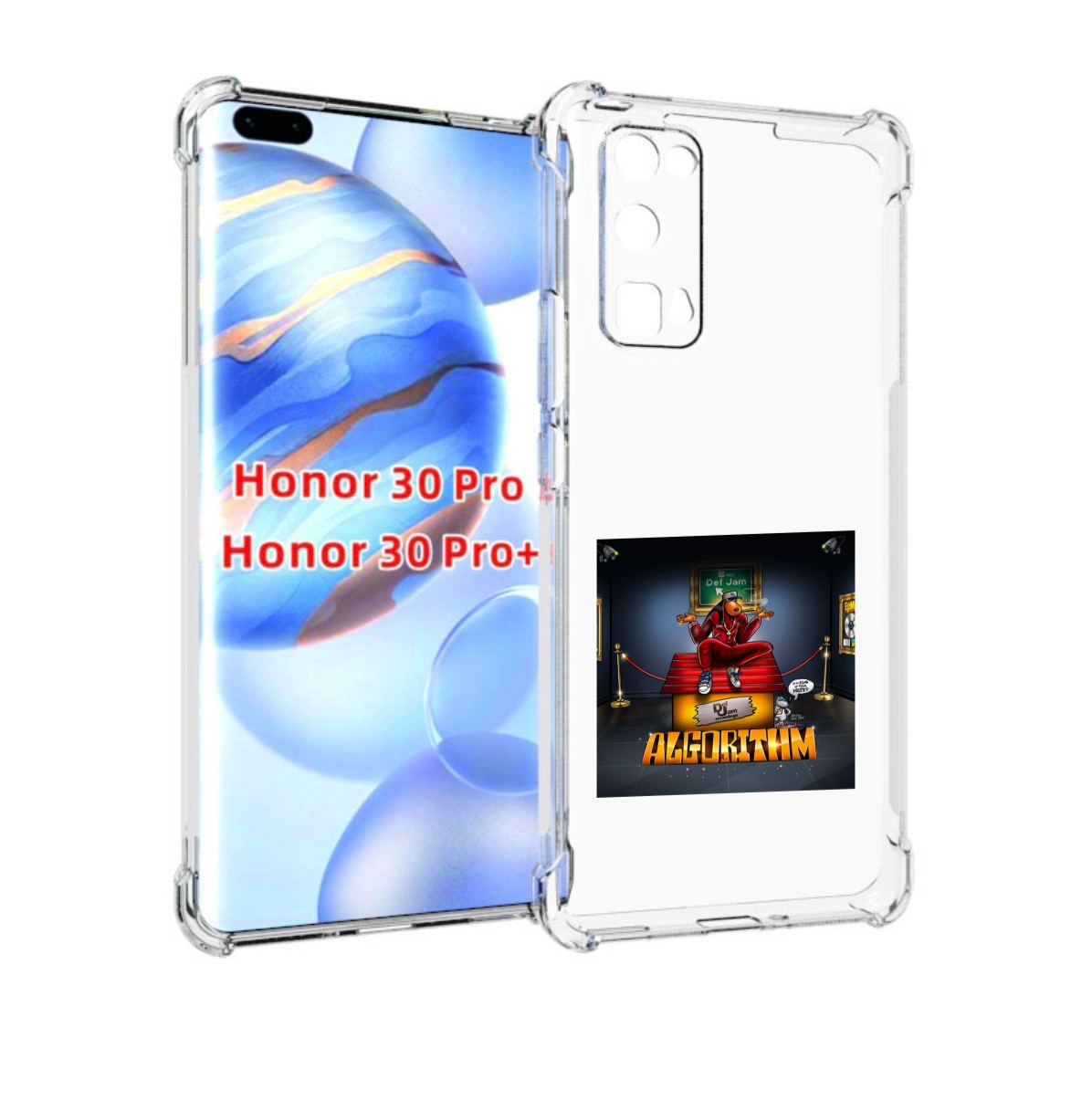 

Чехол Бампер Mypads Snoop Dogg Algorithm Для Honor 30 Pro, Прозрачный, Tocco