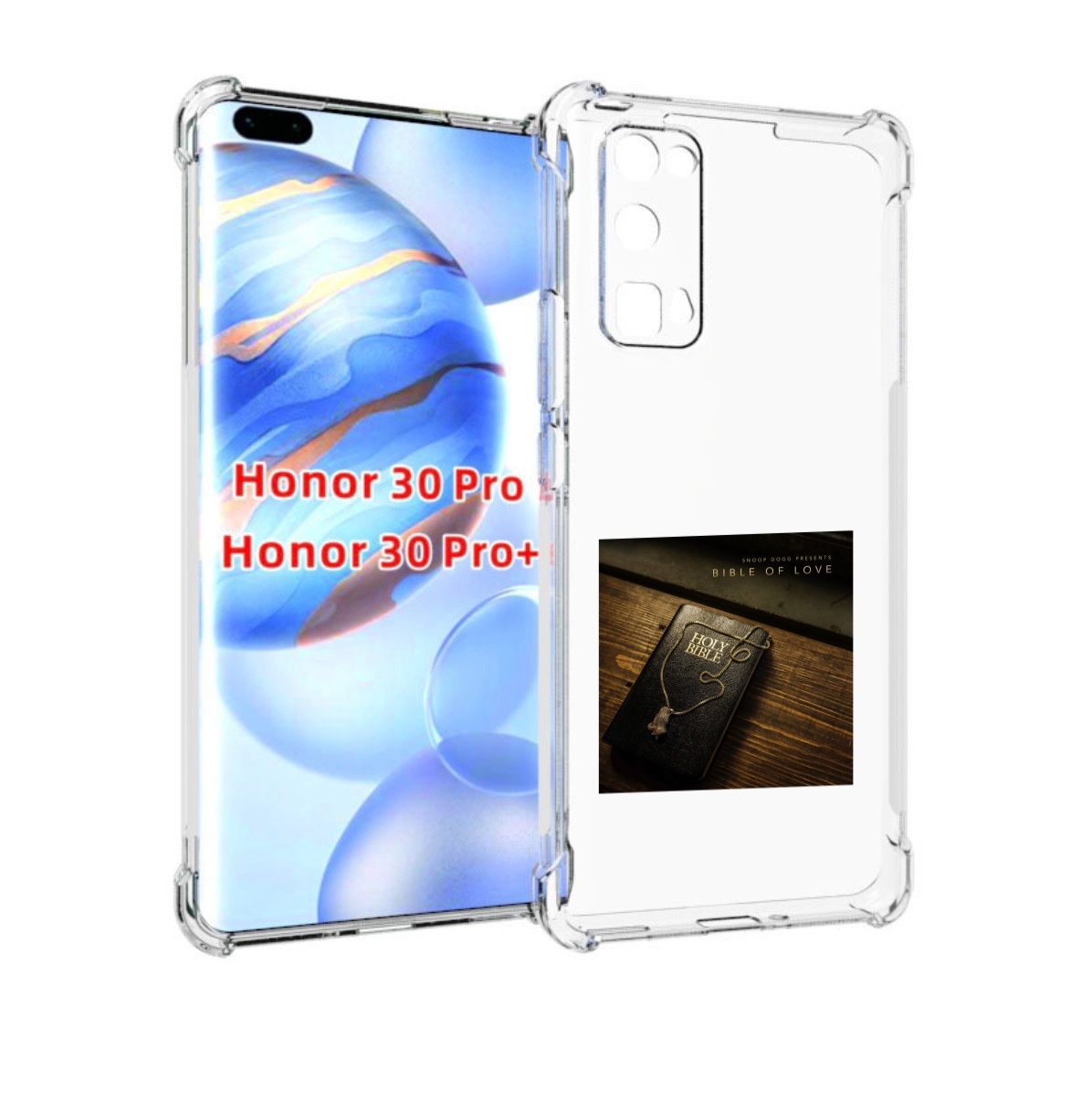 

Чехол Бампер Mypads Snoop Dogg Bible Of Love Для Honor 30, Прозрачный, Tocco