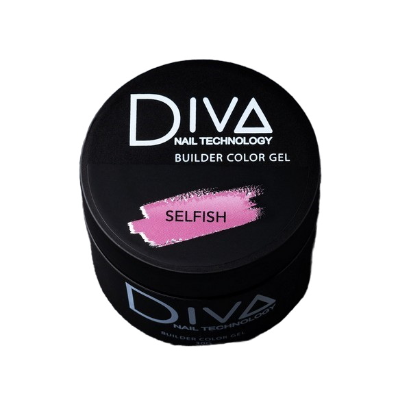 фото Diva nail technology, трехфазный гель builder color, selfish