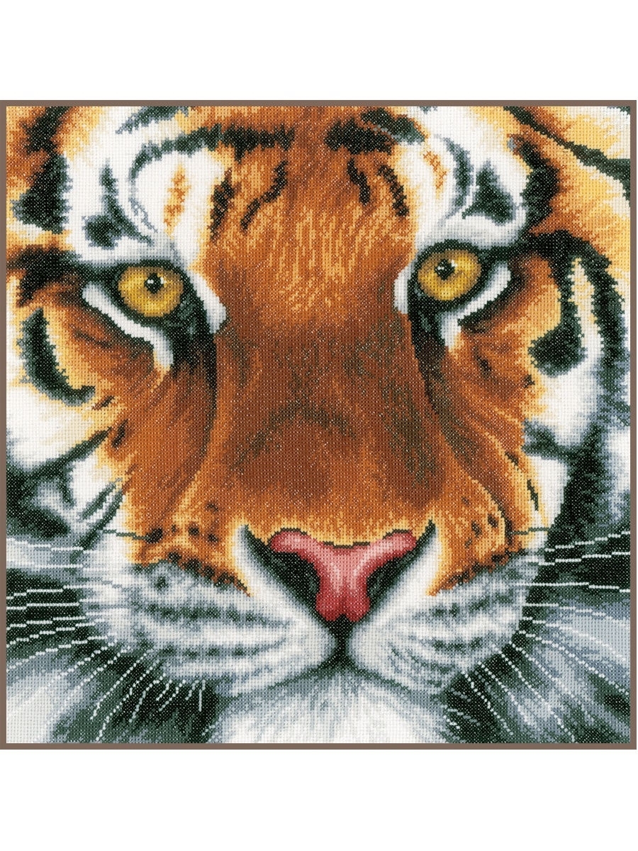 

Вышивка крестом Lanarte Тигр, 35x34 см, Тигр