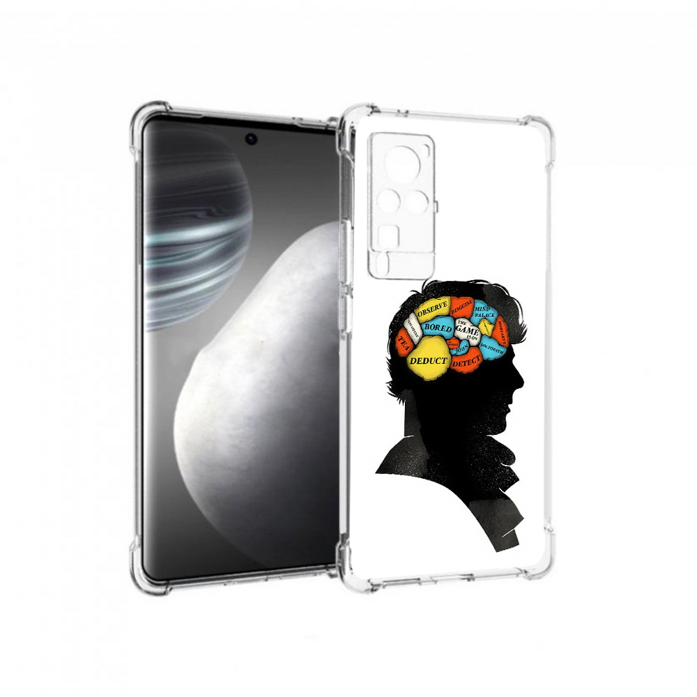 

Чехол MyPads Tocco для Vivo X60 pro темный рисунок (PT226972.385.640), Прозрачный, Tocco