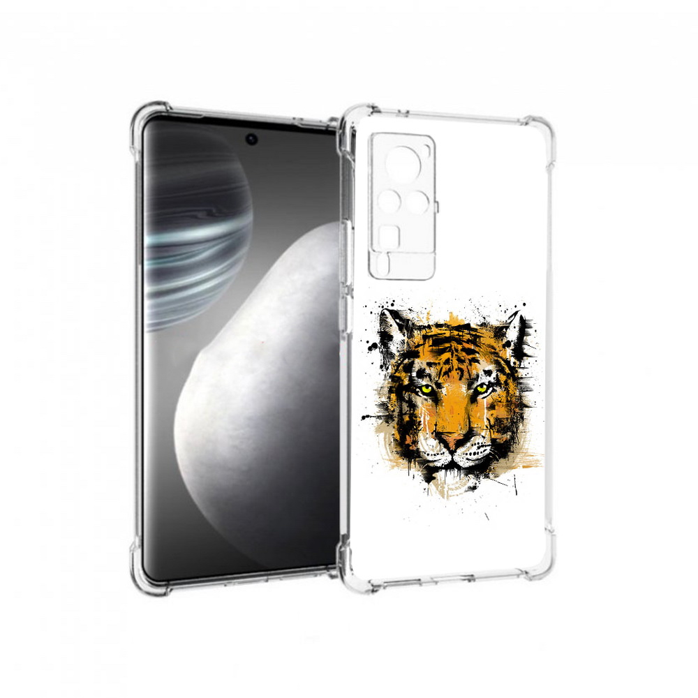

Чехол MyPads Tocco для Vivo X60 pro тигруля (PT226972.385.643), Прозрачный, Tocco