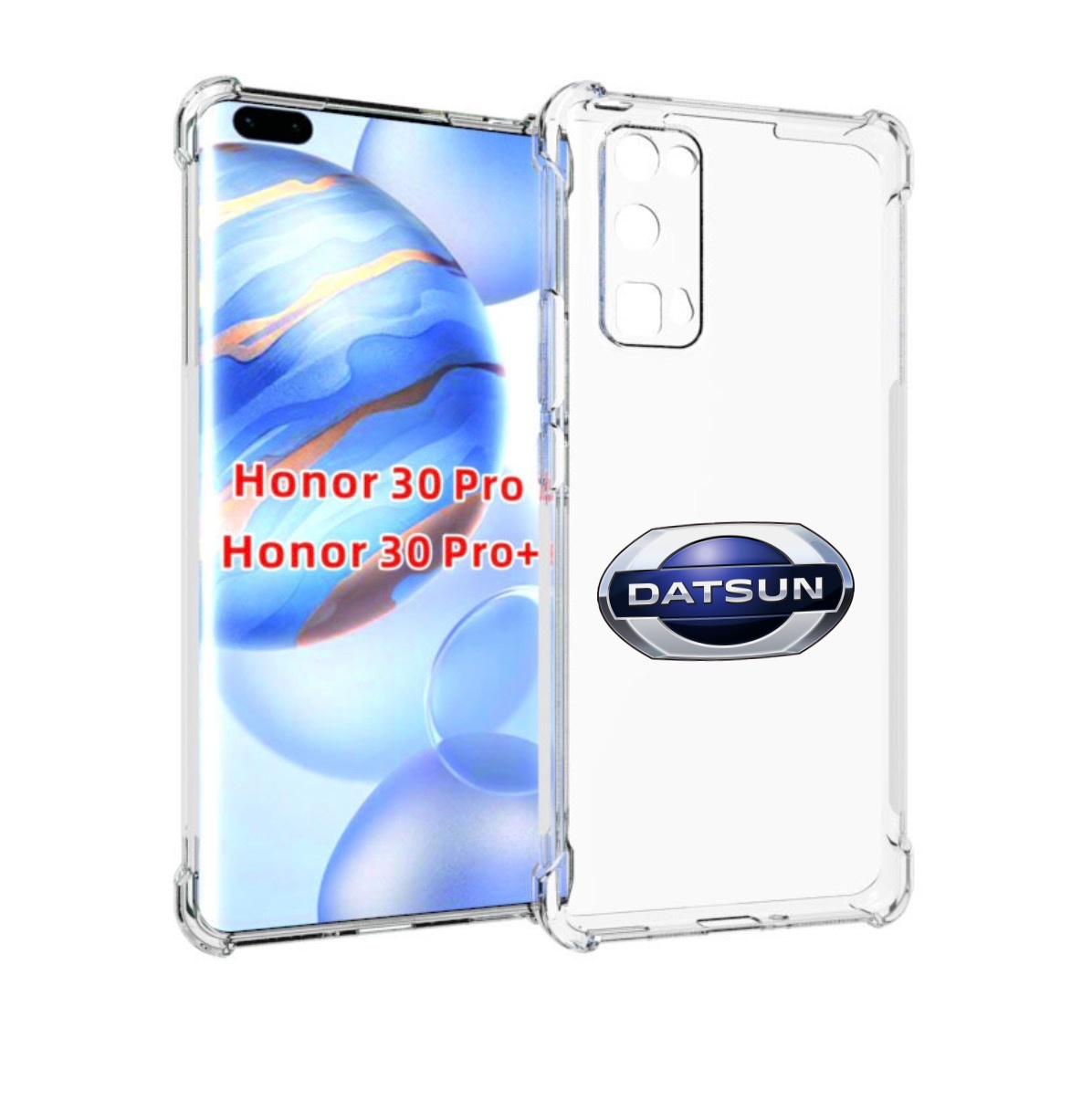 

Чехол бампер MyPads datsun мужской для Honor 30 Pro, Прозрачный, Tocco