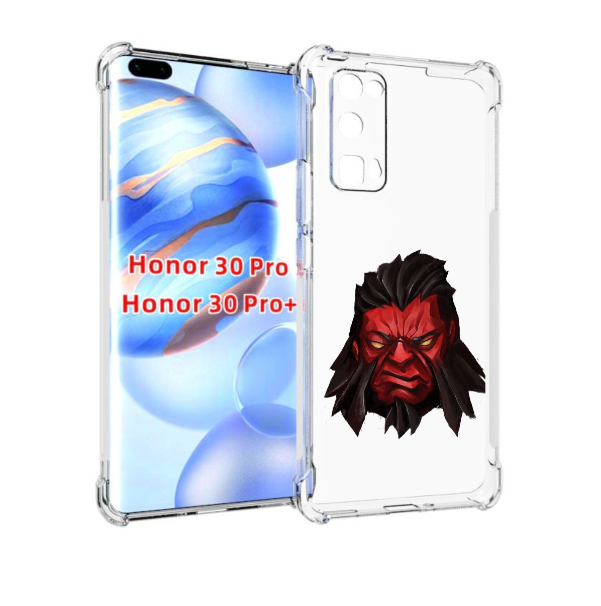 

Чехол бампер MyPads dota-2-axe для Honor 30 Pro, Прозрачный, Tocco