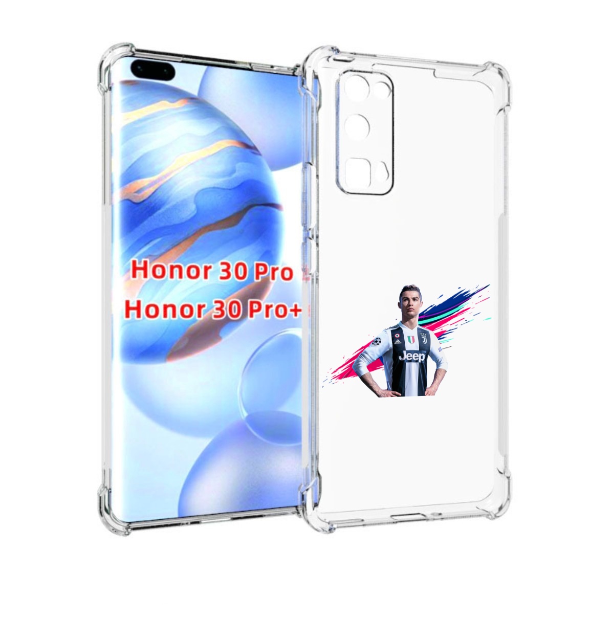 

Чехол бампер MyPads fifa-Криштиану-Роналду мужской для Honor, Прозрачный, Tocco
